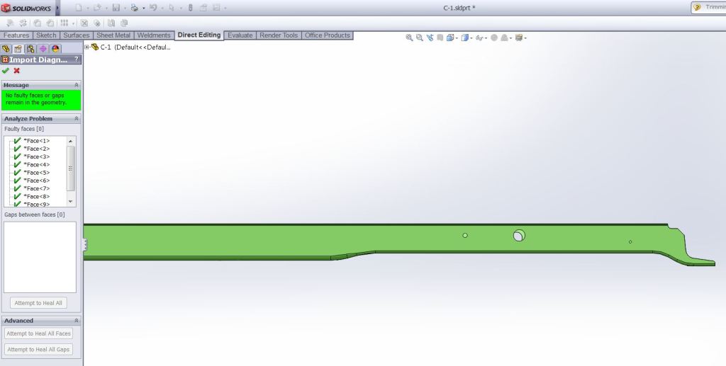 Import Diagnostics - Healed