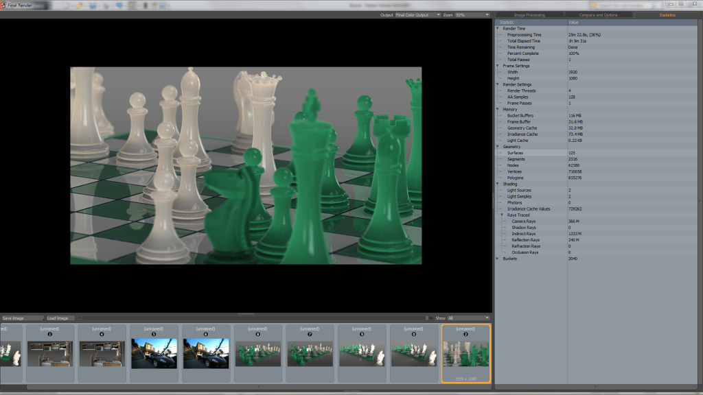 Chess FD - Render Standard - Stats