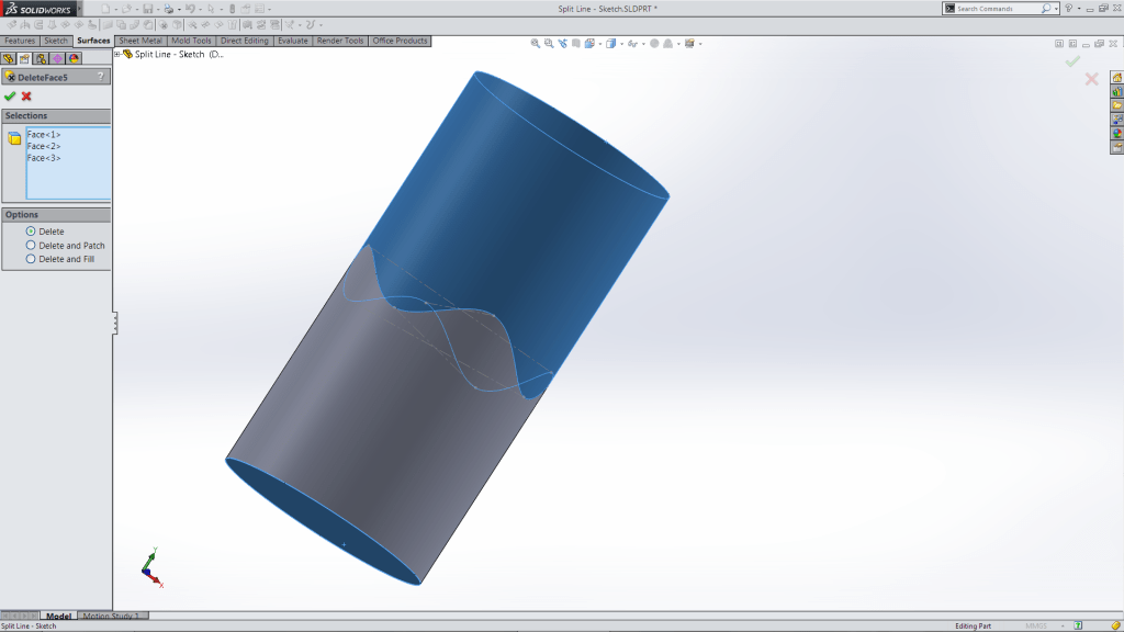 Delete Face - Thicken