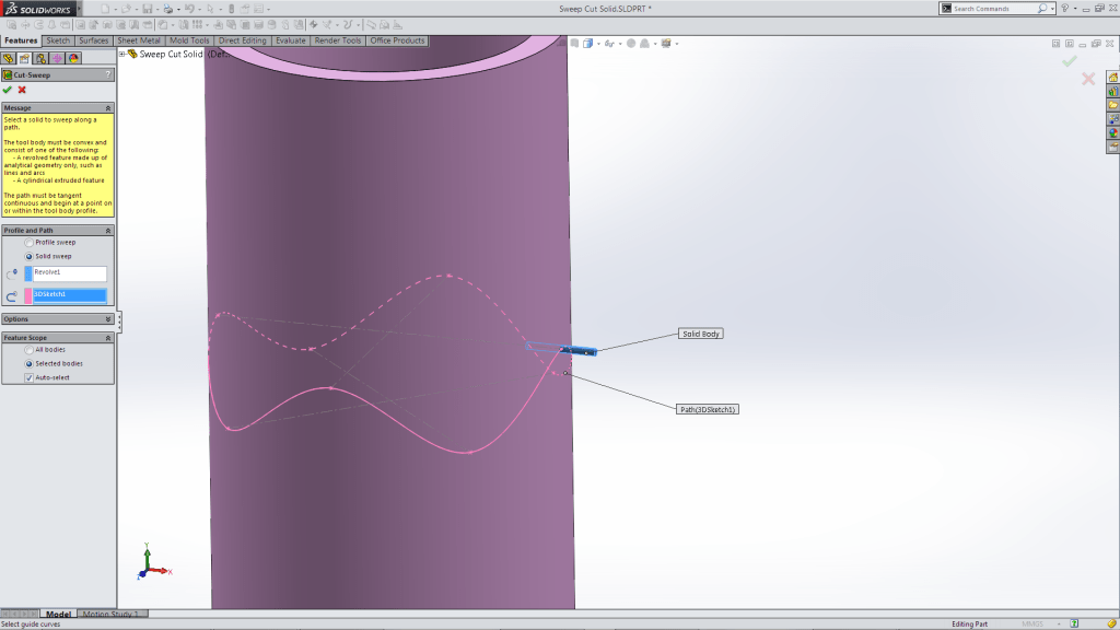 Sweep Solid - Select