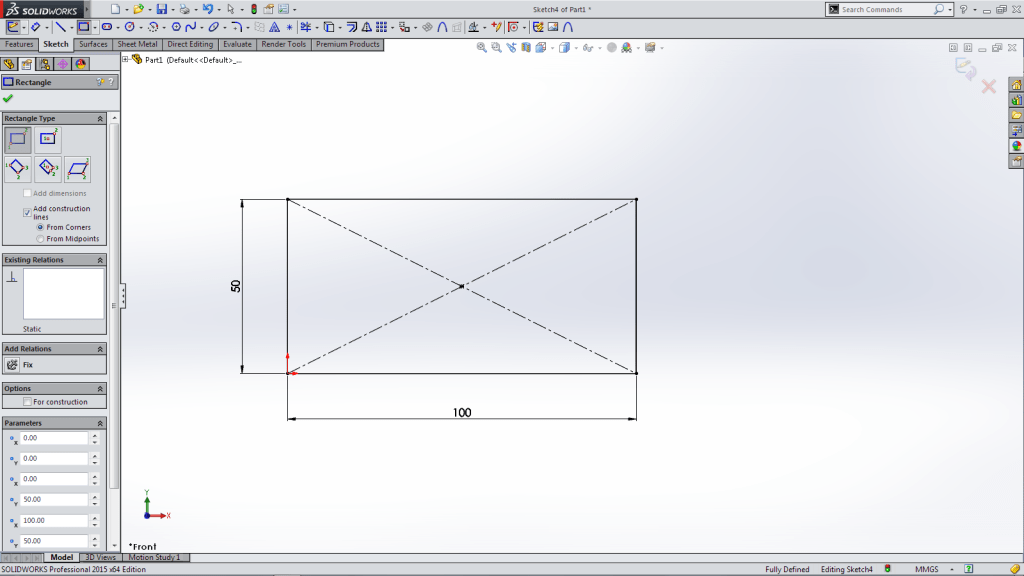 Rectangle Corner Construction