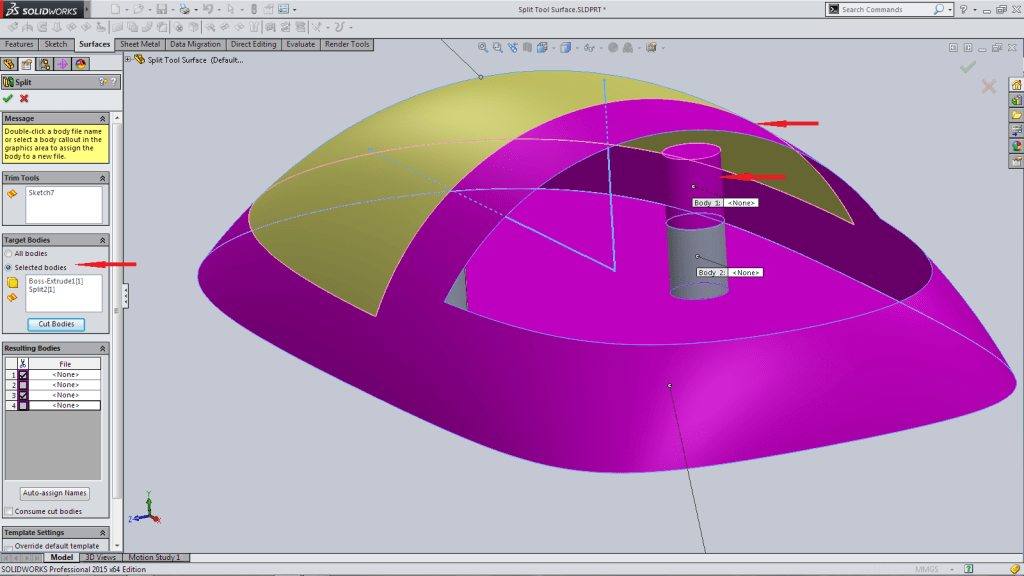 Split - Surface Solid