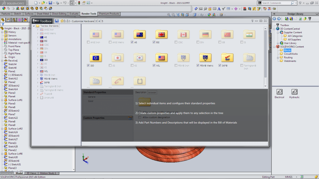 Toolbox Customisation