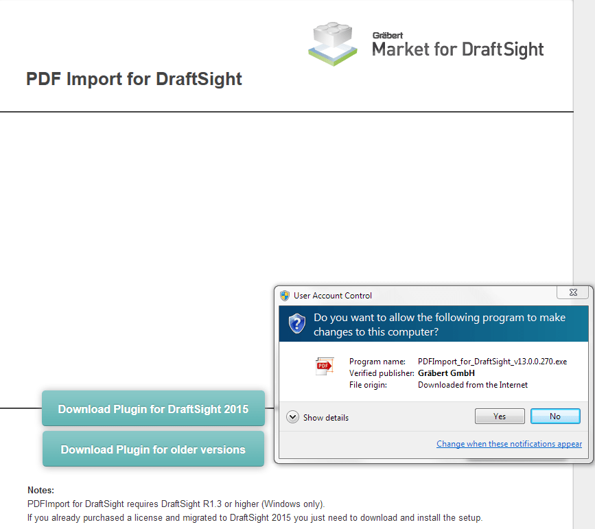 PDFImport for DraftSight - Download