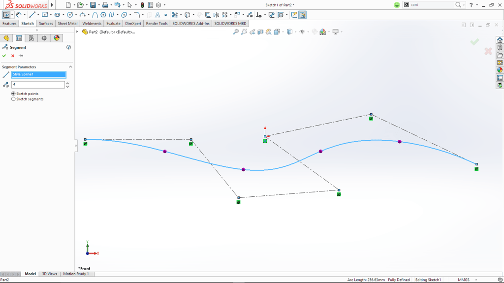 Segment Spline